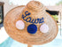 Beach Hat - Personalized Bride Hat - Bridesmaid Gift